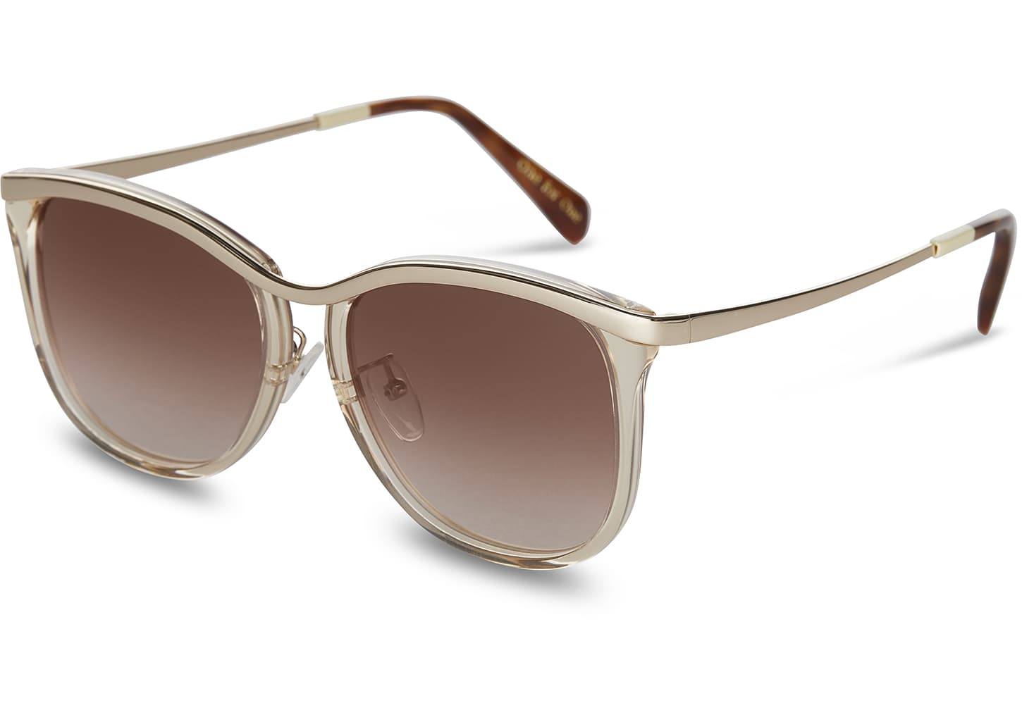 TOMS Eyewear | Sandela 301 - Champagne Crystal/Brown Gradient