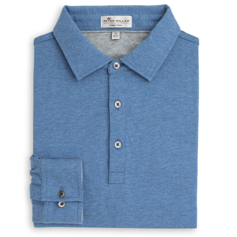 Peter Millar | Crown Fleece Long-Sleeve Polo