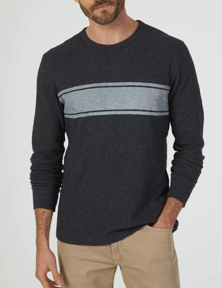 Faherty | Long Sleeve Surf Stripe Crew