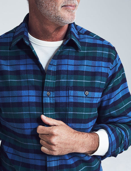 Faherty | Stretch Seaview Flannel