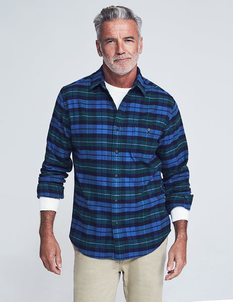 Faherty | Stretch Seaview Flannel