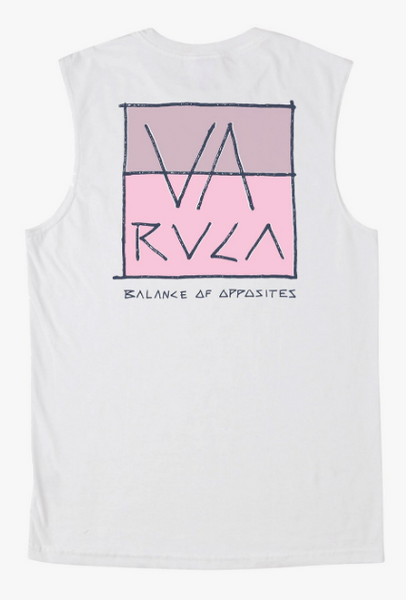 RVCA | Split Scrawl Tank - White