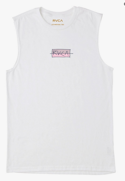 RVCA | Split Scrawl Tank - White