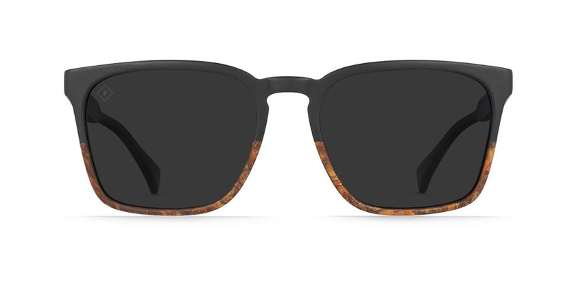 Raen | Pierce | Burlwood/ Black Polarized | 55