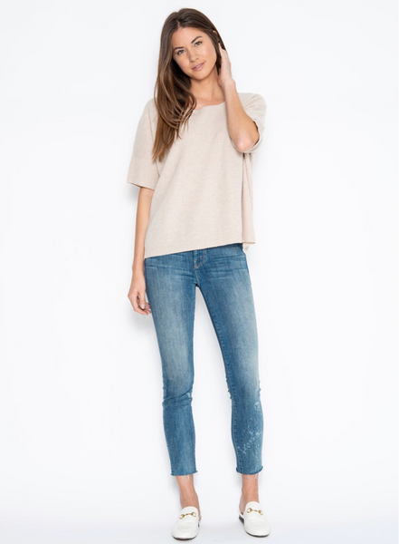 One Grey Day | Koa Cashmere Boxy Tee