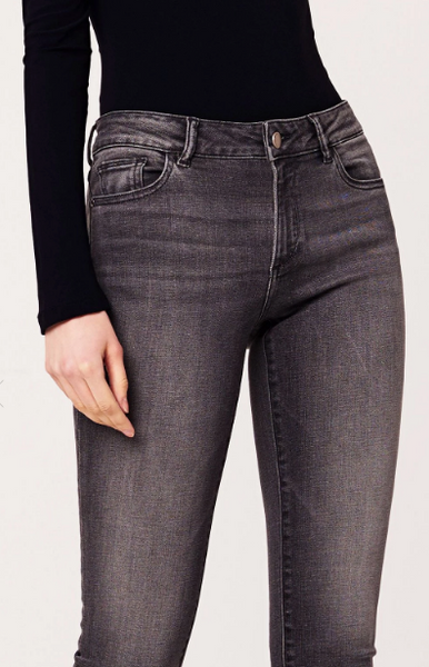 DL1961 | Florence Ankle Mid Rise Instasculpt Skinny Jean | Drizzle