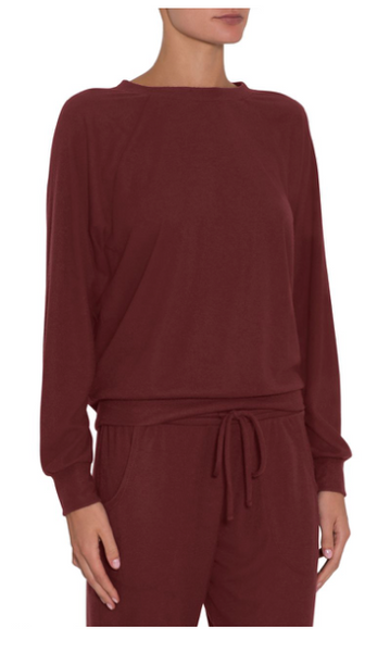 Eberjey | Mina Ringer Sweatshirt